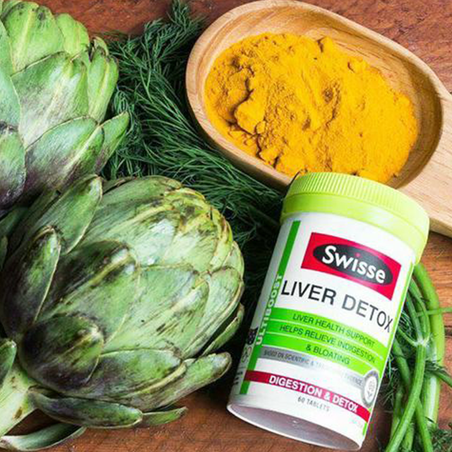 Viên Uống Thải Độc Gan Swisse Liver Detox Úc
